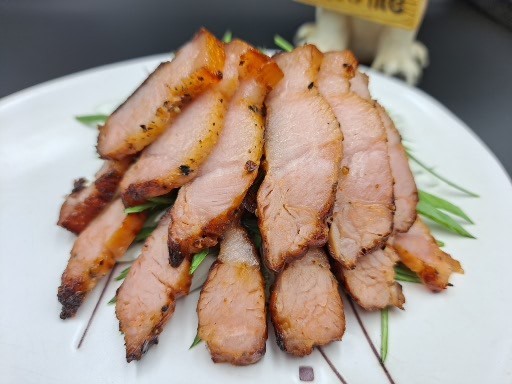 客家鹹豬肉切片