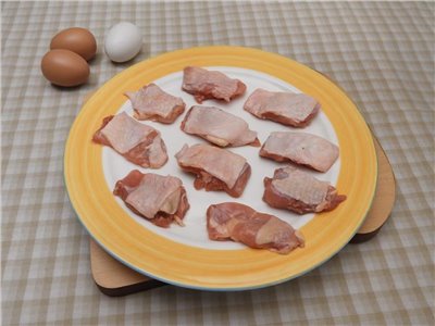 帶皮腿肉丁