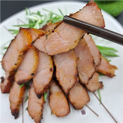 鹹豬肉切片
